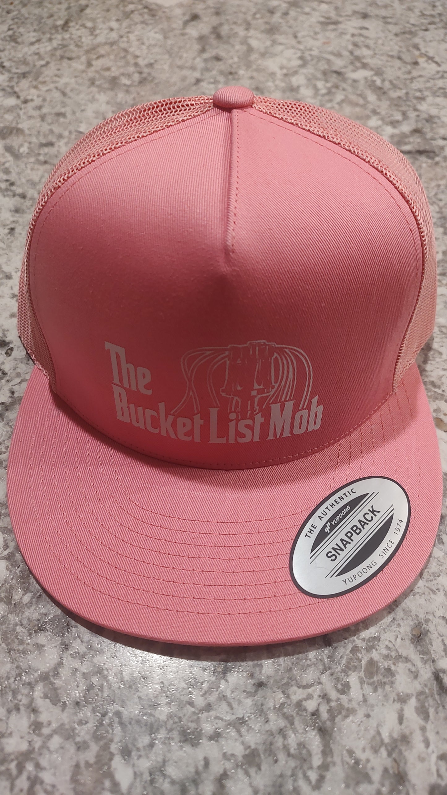 "The BucketList Mob" Trucker Snap Back-6006 Pink