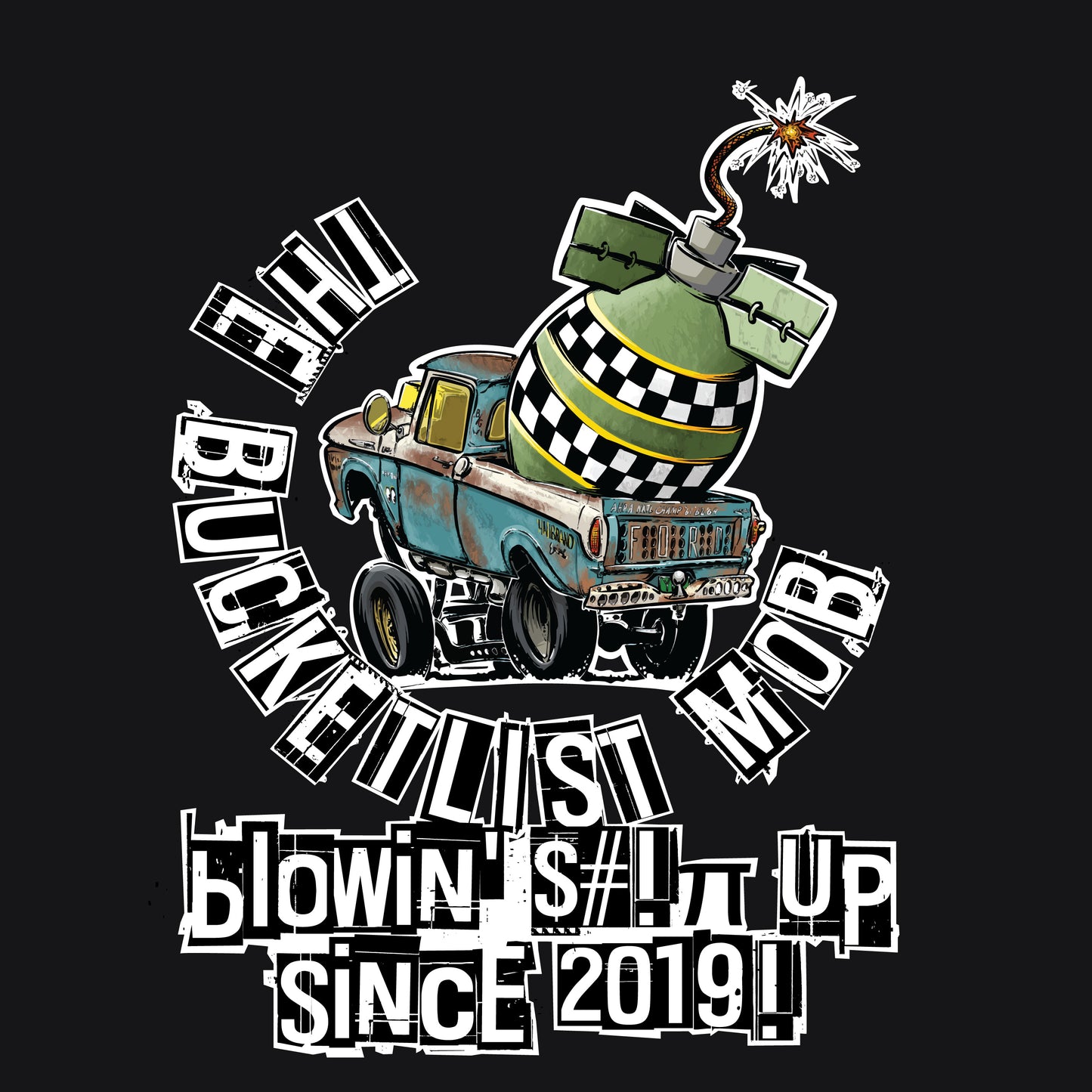 Cluster Bomb Sticker