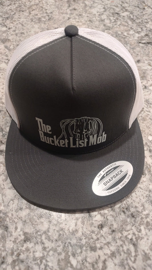 "The BucketList Mob" Trucker Snap Back-6006-GRY/WHT
