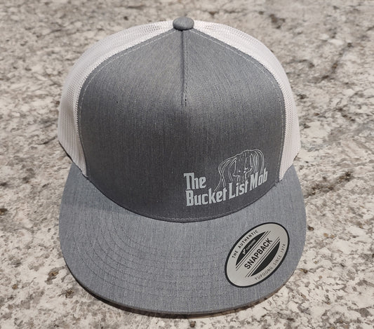 Offset "The BucketList Mob" Trucker Snap Back-6006 HTR/WHT