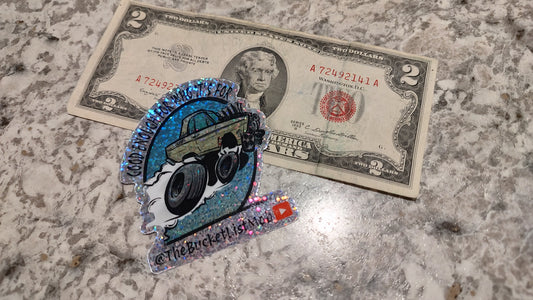 Metal Flake BucketList Mob Ugly Duckling Sticker